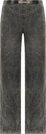 Diesel Yuna-Dnm Broek - Dames - Regular Fit Jeans - Zwart - XS - Denim - Jeans