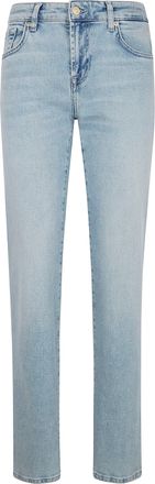 7 For All Mankind Calie Straight Frozen Jeans