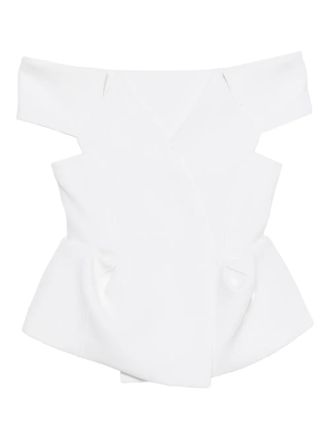 Khaite Verone cut-out top - White