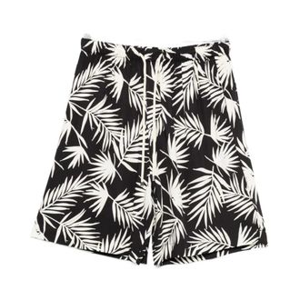 Laneus Heren, Korte broeken, Zwart, Maat: L Viscose