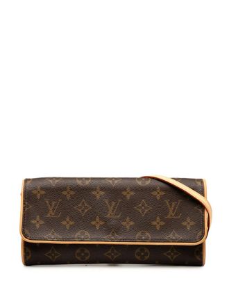 Louis Vuitton 2000 Monogram Pochette Twin GM crossbody bag - unisex - Fabric - One Size - Brown
