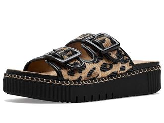 Mia Jimenna Womens Sandals Leopard/Black : 7.5 M, Synthetic