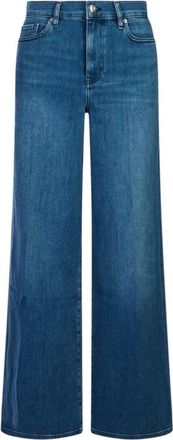 Frame Denim Wide Jeans - Dames - Loose Fit Jeans - Blauw - W25 - Jeans