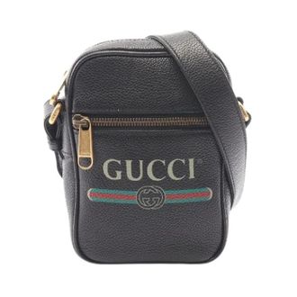 Gucci Pre-owned Webbing Line Leren Schoudertas - Dames - Pre-owned - Zwart - Maat: ONE Size Leer