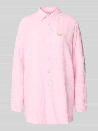 Banana Moon Banana Moon Relaxed Fit Hemdbluse mit floralem Print Modell Zelena in Rosa, Gr&ouml;&szlig;e XL