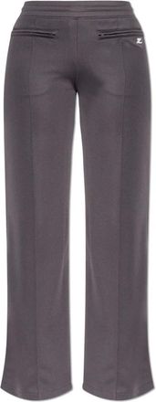 Courr&egrave;ges Tracksuit Interlock Broek - Dames - Sweatpants - Bruin - M - Polyester - Broeken