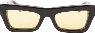 Off-white Black Charleston Acrylic Angled Sunglasses