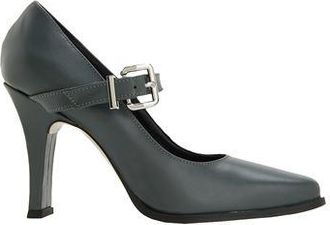8 by YOOX LEATHER MARY-JANE PUMPS BUCKLE DETAIL
