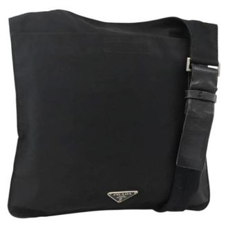 Prada unisex, Pre-owned, Zwart, Maat: ONE Size Leer