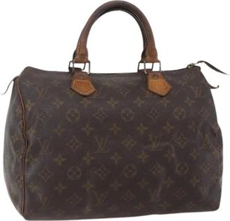 Louis Vuitton Pre-owned Handbags, female, Brown, Size: ONE SIZE Pre-owned Vintage Handbag