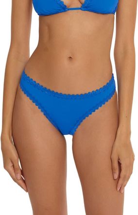 BECCA by Rebecca Virtue Bella Hipster Bikini Bottoms in True Blue at Nordstrom, Size X-Small