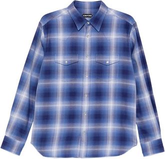Tom Ford Checked-pattern Shirt