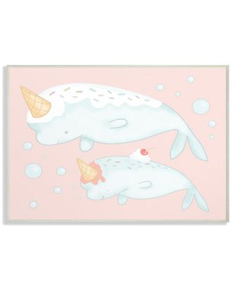 Stupell Industries The Kids Room By Stupell Cartoon Ice Cream Cone