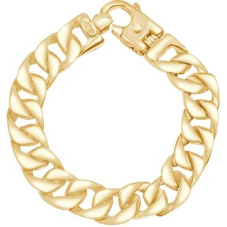 Pompeii3 Mens Cuban Link 14k Gold (95gram) or Platinum (152gram) 13.5mm Bracelet 8.5