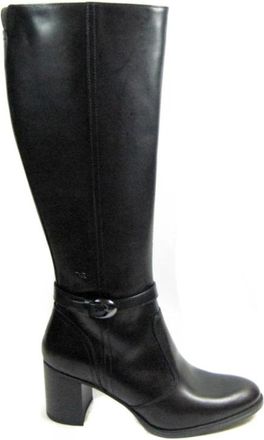 Nero Giardini 1514650D Hoge Laarzen - Dames - Laarzen met Hak - Zwart - 40 EU - Leer - Schoenen