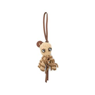 Anya Hindmarch Bag Accessories, female, Beige, Size: ONE SIZE Keyring
