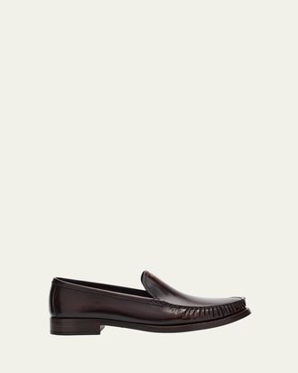 Prada Leather Slip-On Shoes − Sale: up to −46% | Stylight