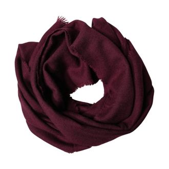 Dolce & Gabbana Winter Scarves, male, Brown, Size: ONE SIZE Cashmere Fringed Neck Wrap Shawl Scarf