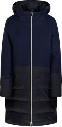 Herno Cappotto Nuage con inserti - Blu