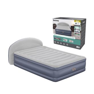 Bestway Loungelux Colch&oacute;n Hinchable Gris Y Negro Confortable
