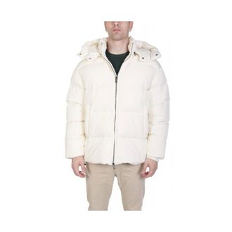 Emporio Armani Heren, Jassen, Wit, Maat: M Nylon