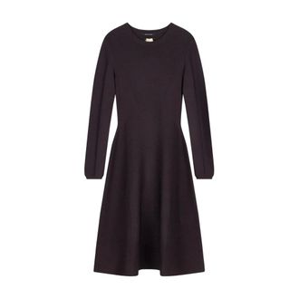 A|X Armani Exchange Gebreide jurk met normale pasvorm - Dames - Jurken - Zwart - Maat: M Viscose