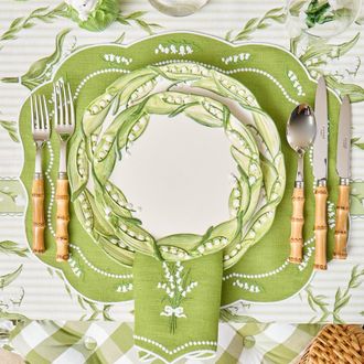 Mrs. Alice Lily of the Valley Starter Plate in Green at Nordstrom