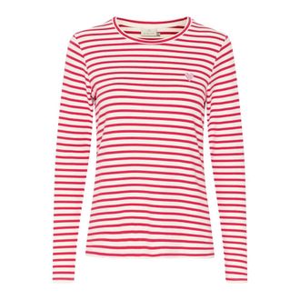 Kaffe Liddy Long Sleeve Top - Dames - Tops - Roze - Maat: XS Katoen