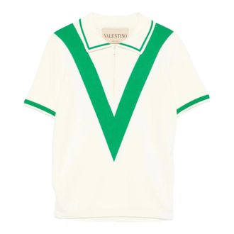 Valentino Garavani Polo Shirts, female, White, Size: M Valentino Garavani T-shirts and Polos White