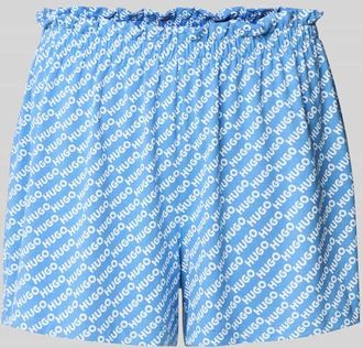 HUGO BOSS Pyjama-Shorts mit elastischem Bund Modell NIKKA in Blau, Größe XL