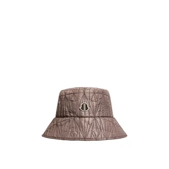Rick Owens Moncler Padded Bucket Hat, Unisex, Brown, Size: M