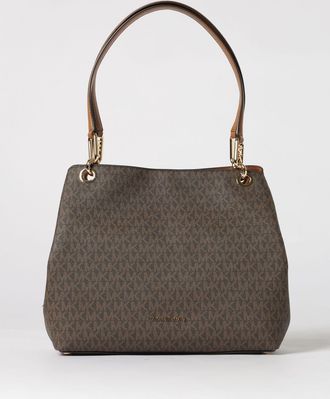 Michael Kors Borsa Kensington Michael Kors in cotone spalmato con monogram all over