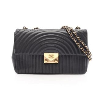Chanel Pre-owned Vintage Schoudertas - Dames - Pre-owned - Zwart - Maat: ONE Size Leer