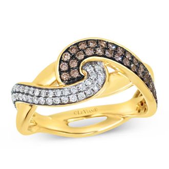 Le Vian Ladies Knot Rings set in 14K Honey Gold