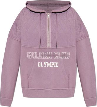 Golden Goose Sweatshirts Hoodies - Heren - Hoodies - Paars - XL - Katoen - Hoodies & sweatvesten