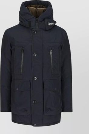 Woolrich down quilted hooded parka jacket