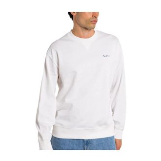 Pepe Jeans London Geo Sweatshirt - male - Pepe Jeans - Sweatshirts - White - XL - Sweatshirts & Hoodies
