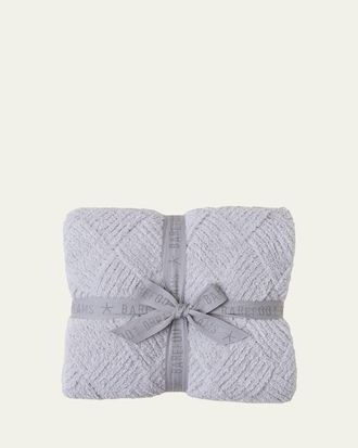 Barefoot Dreams CozyChic Diamond Weave Blanket
