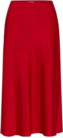 Saint Tropez Lodisa SZ Skirt - Skirts - Mujer - Rojo - 2XL