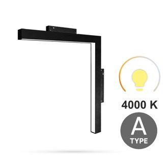 OEM Foco Lineal Led Ultron De &Aacute;ngulo Vertical, 16 W, 4000 K, Neutro, Tipo A, Para Rieles Magn&eacute;ticos Smart Track, 48 V Cc