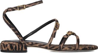 Unisa Elegante Chisun Sandalen voor Vrouwen - Dames - Sandalen - Bruin - 40 EU - Linnen - Schoenen