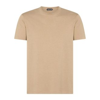 Tom Ford Hombre, Camisetas, Beige, Talla: 3XL
