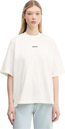 Barrow Logo T-shirt - Dames - T-shirts - Wit - XS - Katoen - Tops
