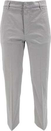 Dondup Pant Nima Broeken - Dames - Chinos - Grijs - W27 - Katoen - Broeken