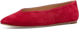 Marc Fisher Gradi Womens Flat Shoes Red Suede : 6.5 M, Leather