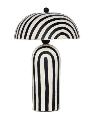 TOV Furniture Tov Furniture Maiori Striped Papier Mache Table Lamp