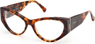 Max Mara Havana Brillenmontuur Mm 5174 - unisex - Brillen - Bruin - 55 MM - Accessoires