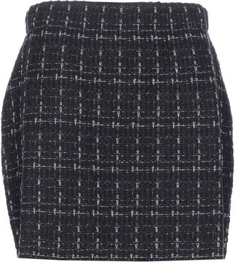 Liu Jo Blue Boucle Skirt