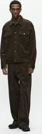 Wood Wood Jas WWType Baggy fit brown