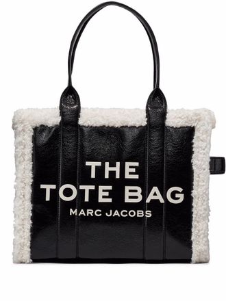 Marc Jacobs The Large Tote bag - women - Calf Leather/Sheep Skin/Shearling - OS - Black